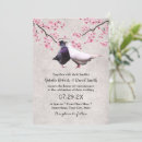 Search for lovebirds wedding invitations Vintage