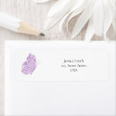 Search for kissing return address labels Purple