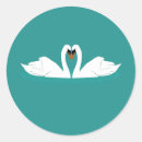 Search for a couple of swans stickers Birds