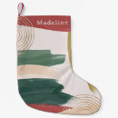 Recherche de peinture abstraite chaussette de noël Moderne