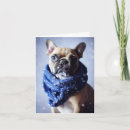 Search for french bulldog christmas cards Winter