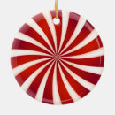 Search for peppermint ornaments Swirl