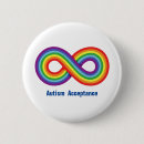 Search for autism acceptance buttons Awareness