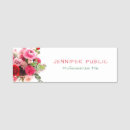 Search for red name tags Company corporate business employee