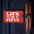 Recherche de 50 ans bagages étiquettes Cinquante