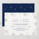Search for blue and silver wedding invitations Navy