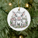 Search for baby pig ornaments Cute cartoon