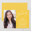 Search for traditional graduation invitations Stripes