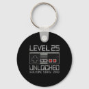 Search for 25th birthday keychains Funny