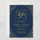 Search for navy engagement party invitations Calligraphy