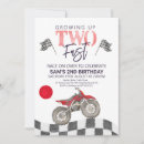 Search for dirt bike birthday invitations Red