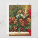 Search for piano christmas cards Red