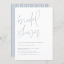 Search for handwritten bridal shower invitations Dusty blue