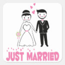 Search for cartoon wedding stickers Pink