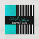Search for turqoise business cards Geometric