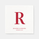 Search for modern wedding napkins Stylish