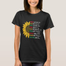 Search for sunflower quote tshirts Black