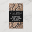 Search for python business cards Animal