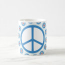 Search for peace sign mugs Blue