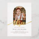 Search for foil birthday invitations Gender neutral