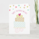 Recherche de doux anniversaire cartes Mignon