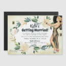 Recherche de vintage bachelorette party invitations Moderne