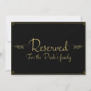 Search for gold reserved wedding signs Modern