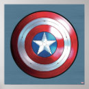Search for captain america posters Star shield