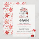 Search for wine christmas invitations Snowflake