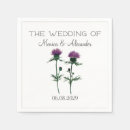 Search for thistle napkins Botanical