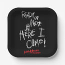 Search for horror film paper plates Scary