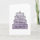Search for purple cake birthday cards Floral