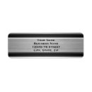 Search for shiny return address labels Metal