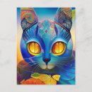 Recherche de chat abstrait cartes postales Chaton