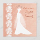 Search for white lace bridal shower invitations Gown