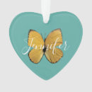 Search for yellow butterflies ornaments Elegant