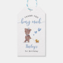 Recherche de teddy bear étiquettes cadeau Bleu