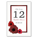 Search for red poppies table cards Flowers