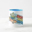 Search for little green alien mugs Pixar