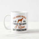 Search for dobermann mugs Dog