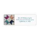 Search for quilter return address labels Quilting