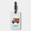 Search for firefighter luggage tags Fire engine