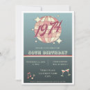 Search for disco 50th birthday invitations Party