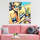 Search for cocktail canvas prints Beach