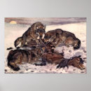 Recherche de coyotes posters Rétro