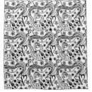 Search for black and white doodle shower curtains Pattern