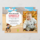 Recherche de western 1ans anniversaire invitations Wild west