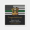 Search for retirement party napkins Military