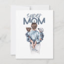Recherche de super maman invitations Fille