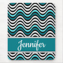Recherche de turquoise blanc tapis souris Monogramme